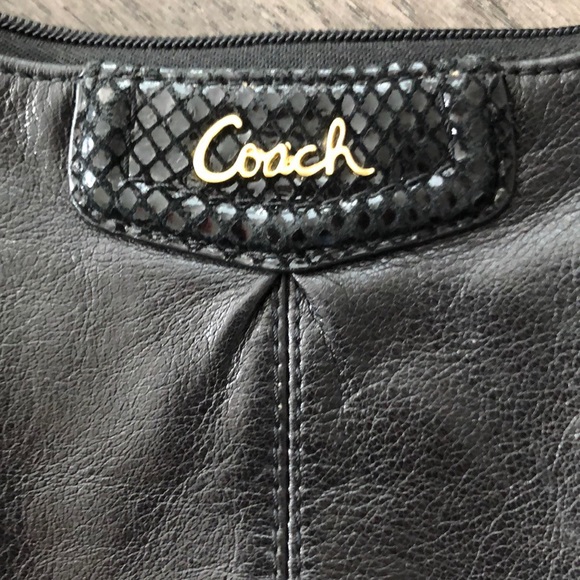 Coach black leather crossbody bag - Picture 5 of 7